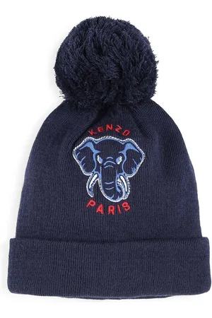 Kenzo Čepice s příměsí kašmíru pro děti tmavomodrá barva, K60608