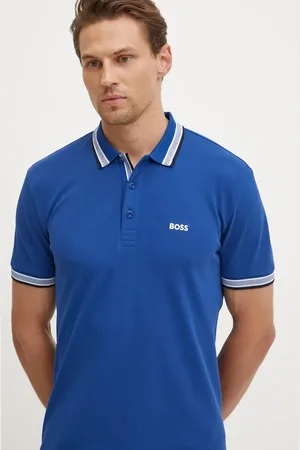 HUGO BOSS Bavlněné polo tričko barva, 50469055