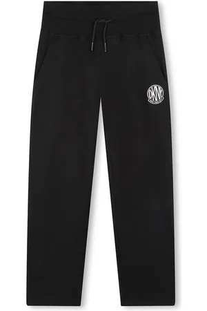 DKNY Dětské tepláky barva, hladké, D60226