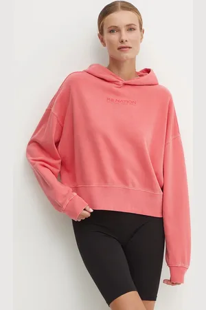 P.E Nation Bavlněná mikina Transition Hoodie dámská, barva, s kapucí, hladká, 243H398