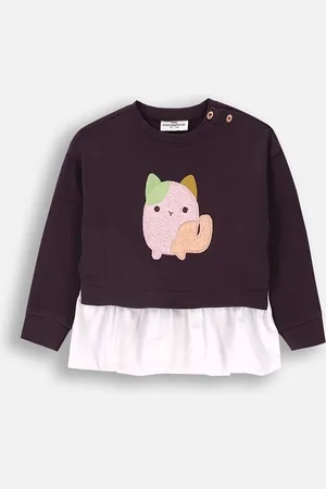 COCCODRILLO Kojenecké tričko s dlouhým rukávem barva, PASTELOVE GIRL NEWBORN