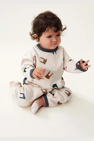 Liewood Kojenecká mikina Lucie Baby Printed Sweatshirt barva, vzorovaná, LW19474