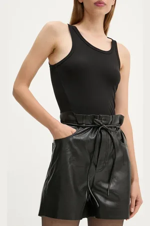 Nanushka Kraťasy SCEPA dámské, barva, hladké, high waist, NW24PFOW10551