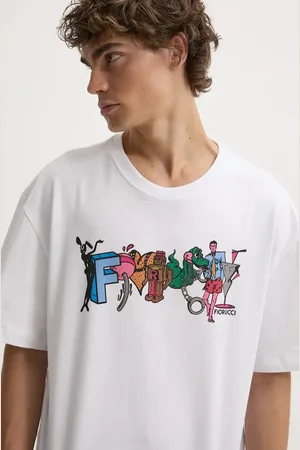 Fiorucci Bavlněné tričko barva, M01FMTSH103CJ01WH04