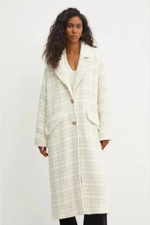HUGO BOSS Kabát s příměsí vlny barva, přechodný, oversize, 50522722