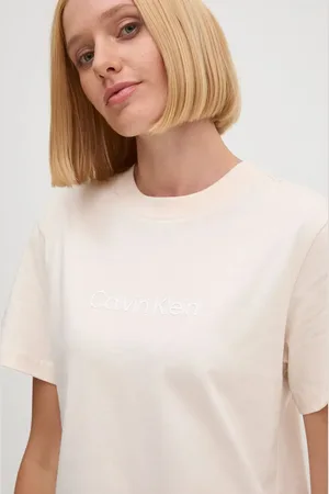 Calvin Klein Bavlněné tričko růžová barva, K20K205448