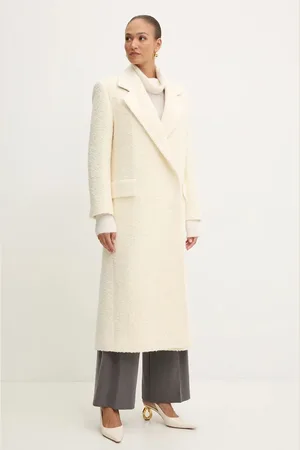 HUGO BOSS Kabát s příměsí vlny barva, přechodný, dvouřadový, 50524955