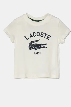 Lacoste Dětské bavlněné tričko barva, s potiskem, TJ3003