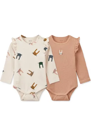 Liewood Bavlněné kojenecké body 2-pack LW19526