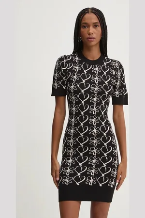 Desigual Šaty COEURS barva, mini, 24WWVF10