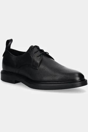 HUGO BOSS Kožené polobotky Larry pánské, barva, 50529144