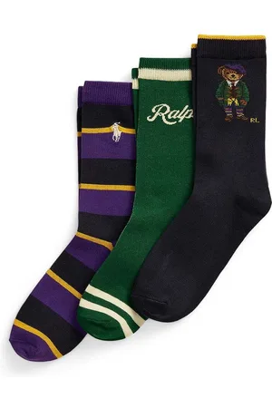 Ralph Lauren Dětské ponožky 3-pack barva, 448958815001