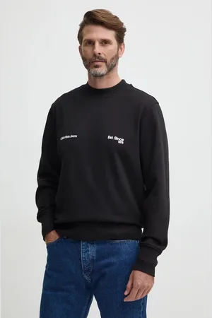 Calvin Klein Mikina pánská, barva, s potiskem, J30J326877
