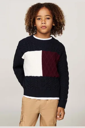 Tommy Hilfiger Svetr tmavomodrá barva, KB0KB09251