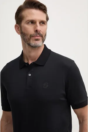 HUGO BOSS Bavlněné polo tričko barva, s aplikací, 50527665