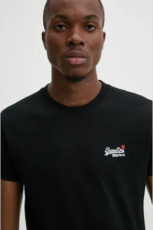 Superdry Bavlněné tričko barva, M1012078A-02A