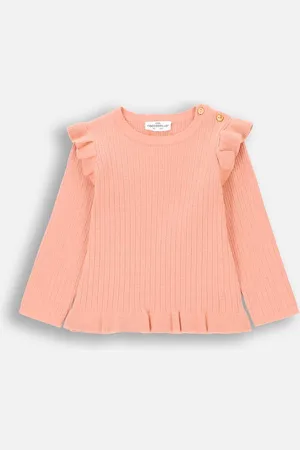 COCCODRILLO Kojenecký svetr barva, lehký, PASTELOVE GIRL NEWBORN