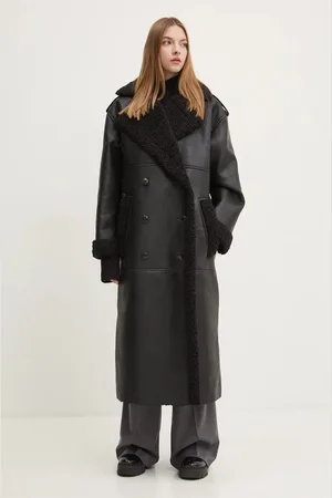 HUGO BOSS Kabát dámský, barva, přechodný, oversize, 50528786