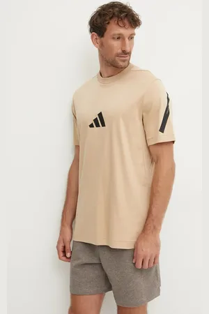 adidas Bavlněné tričko ZNE barva, s potiskem, JF2453