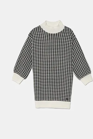Guess Dětské šaty s příměsí vlny barva, mini, oversize, J4BK04 Z3K10