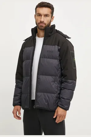 HUGO BOSS Péřová bunda pánská, tmavomodrá barva, zimní, 50522660