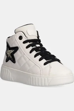 Geox Dětské sneakers boty MIKIROSHI bílá barva, J46DVA.000BC