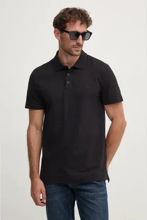 Calvin Klein Bavlněné polo tričko barva, J30J326619