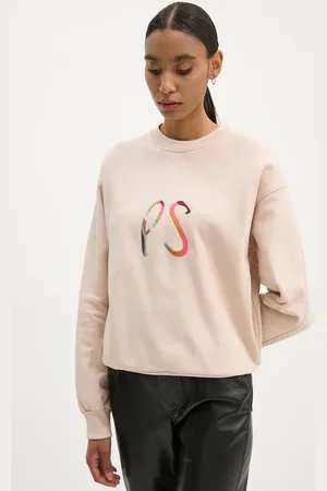 Paul Smith Bavlněná mikina dámská, barva, s potiskem, W2R.352V.NP4786