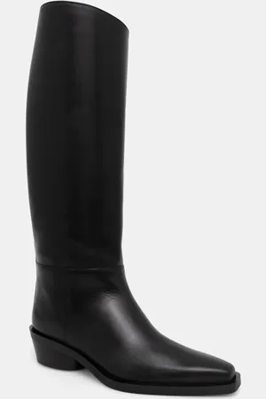 Proenza Schouler Kožené kozačky Bronco dámské, barva, na podpatku, PS41031A