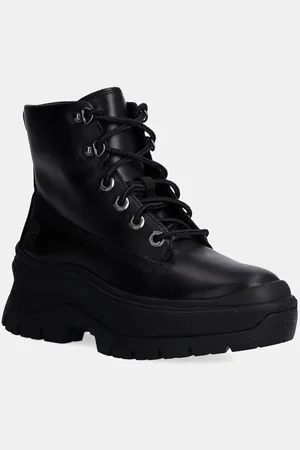 Timberland Kožené kotníkové boty Roxie Lane dámské, barva, na platformě, TB0A295JW021