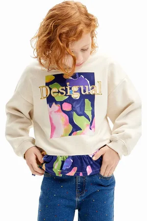Desigual Dětská mikina barva, s potiskem, 24WGSK06