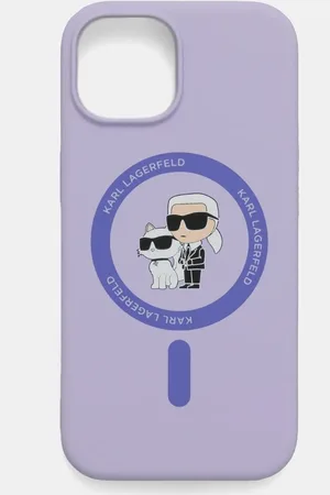 Karl Lagerfeld Obal na telefon iPhone 15 6.1 barva, KLHMP15SSCMKCRHU
