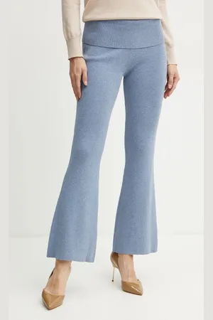 Guess Kalhoty NINA dámské, barva, zvony, high waist, W4BB53 Z3K92