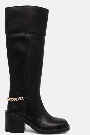 Michael Kors Kozačky Carlisle dámské, barva, na podpatku, 40F4CLMB5L.001