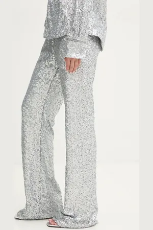 STINE GOYA Kalhoty dámské, barva, jednoduché, high waist, P004-2260