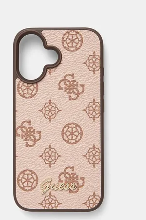 Guess Obal na telefon iPhone 16 6.1 barva, GUHMP16SPGPYSW