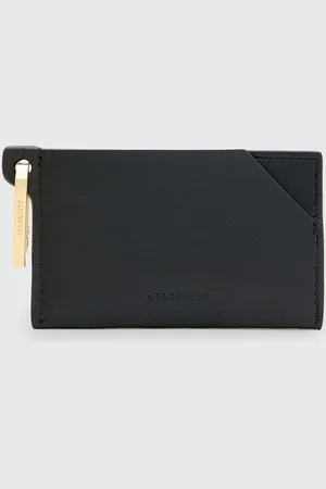 AllSaints Kožené pouzdro na karty HEX CARDHOLDER barva, W228XB