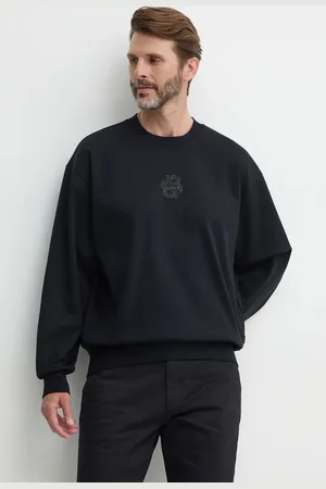 HUGO BOSS Bavlněná mikina pánská, barva, s aplikací, 50527667
