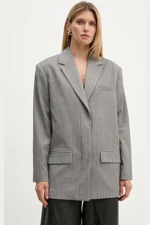 REMAIN Sako Herringbone Blazer barva, oversize, 5018723038