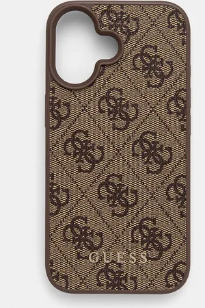 Guess Obal na telefon iPhone 16 6.1 barva, GUHCP16SG4GFBR
