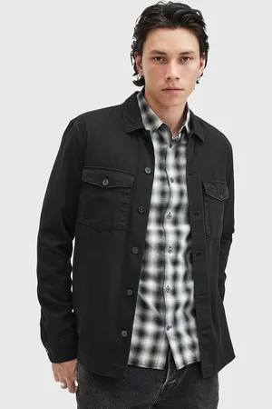 AllSaints Bavlněná košile SPOTTER LS SHIRT barva, slim, s klasickým límcem, M154SB