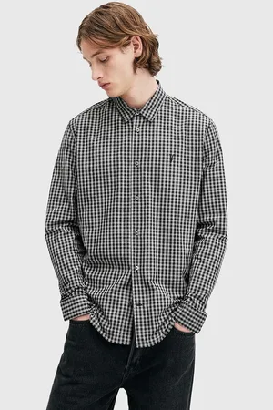 AllSaints Bavlněná košile NEO LS SHIRT barva, relaxed, s klasickým límcem, M044SB