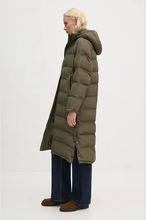 Pepe Jeans Bunda BIBI LONG dámská, barva, zimní, PL402437