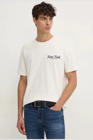 Calvin Klein Bavlněné tričko barva, s potiskem, J30J326862