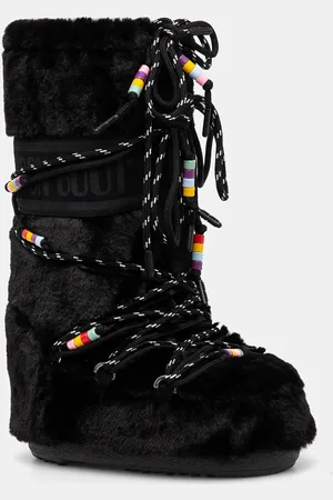 Moon Boot Sněhule MB ICON FAUX FUR BEADS barva, 80D1408990 N001