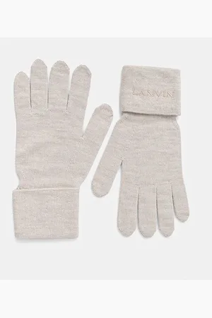 Lanvin Vlněné rukavice barva, 6LGUAN.U7711