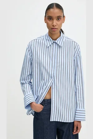 DAY Birger et Mikkelsen Košile Aya - Contemporary Stripe RD dámská, barva, relaxed, s klasickým límcem, DAY65243340
