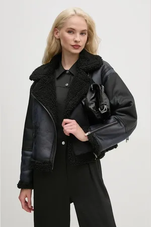 Pepe Jeans Bunda BROOKLYN dámská, tmavomodrá barva, zimní, PL402452