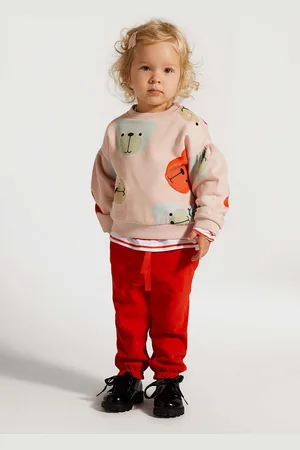 COCCODRILLO Dětské bavlněné tepláky barva, CUTE GIRL NEWBORN
