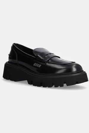 Msgm Kožené mokasíny pánské, barva, 3740MS153 513